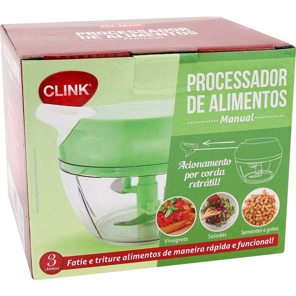 TRITURADOR DE ALHO E CEBOLA MANUAL PROCESSADOR DE ALIMENTOS